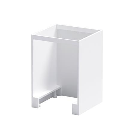 โครงตู้ใส่ถังแก๊ส CABIN UPVC 60x83.5 ซม. สีขาว