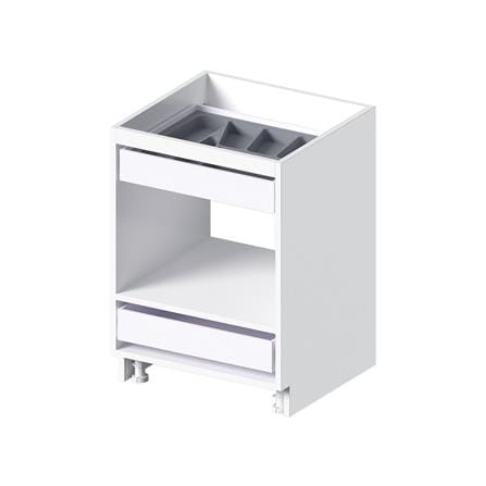 โครงตู้ล่างลิ้นชัก CABIN UPVC 60x83.5 ซม. สีขาว_2