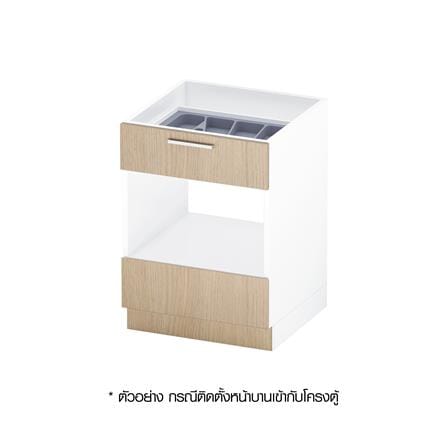 โครงตู้ล่างลิ้นชัก CABIN UPVC 60x83.5 ซม. สีขาว_4