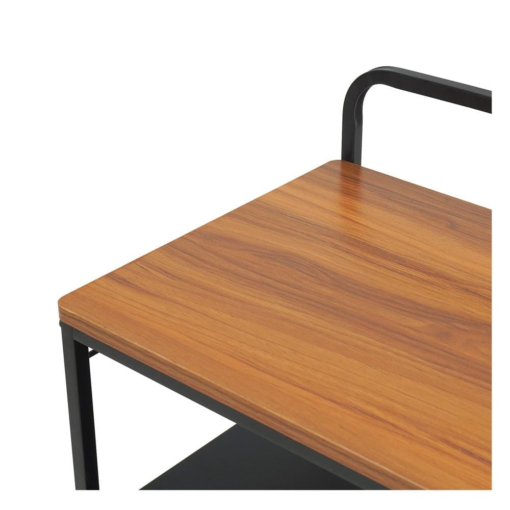 ชั้นลิ้นชัก 2 ชั้น พร้อม TOP ไม้ STACKO URBAN 40X32X69 ซม. สีดำ