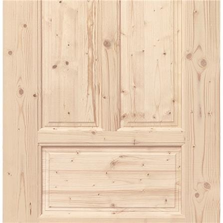 ประตูไม้สนนิวซีแลนด์ ไม่เจาะลูกบิด MODERN DOORS CE-10 90X200 ซม. สีธรรมชาติ_1