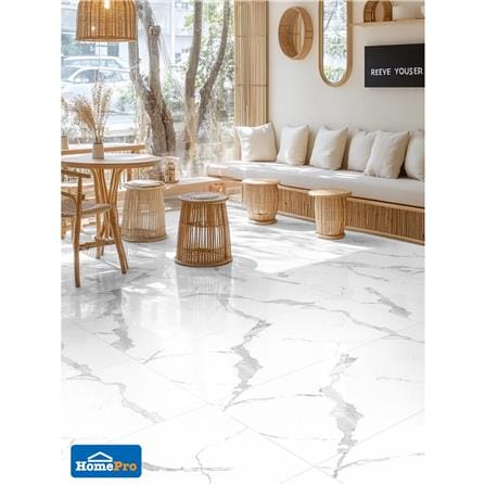 กระเบื้องพื้นพอร์ซเลน 80x160 ซม. DURAGRES เพียริน่า เบียงโค่ ขาว 2.56 ตร.ม._3