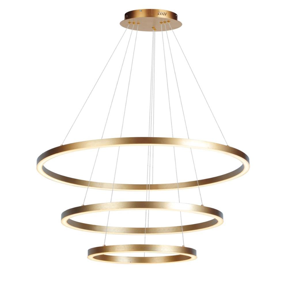 ไฟช่อ LED L&E 01-A0196 70 วัตต์ WARM WHITE สีทองเหลือง 3 หัว
