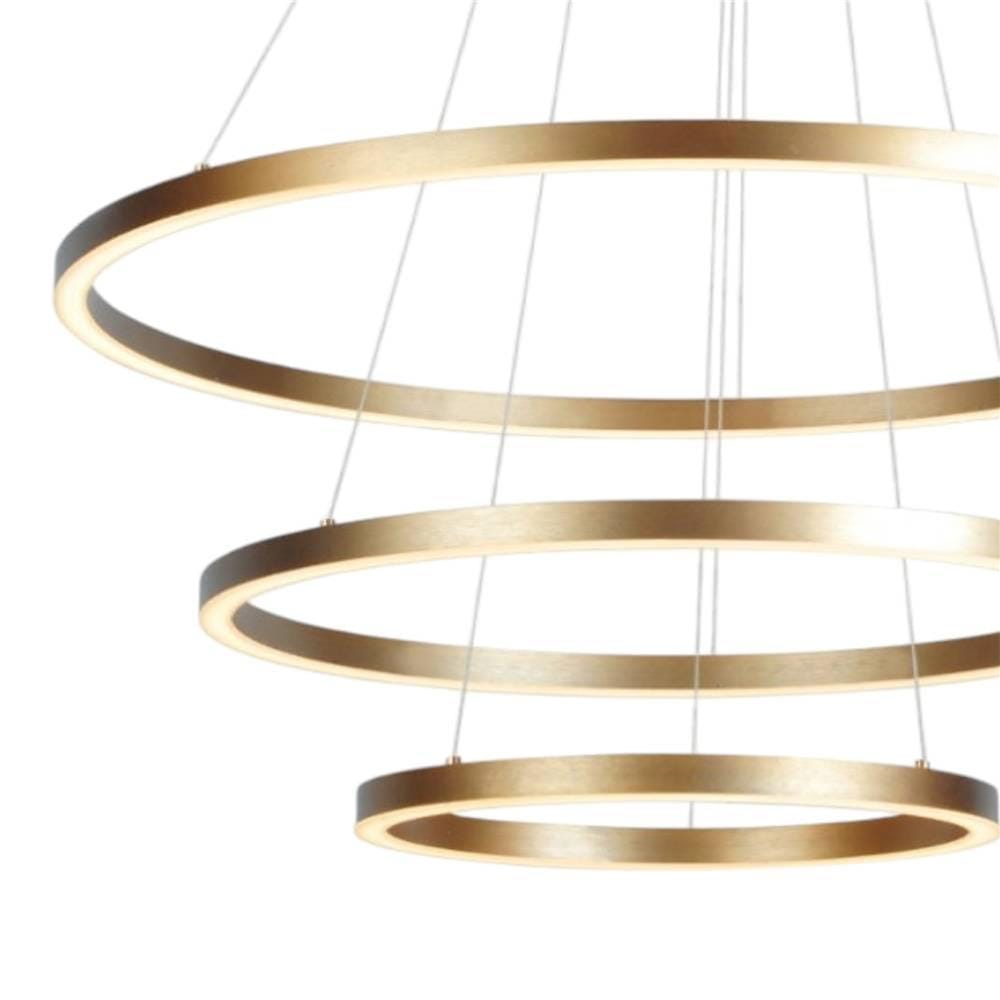 ไฟช่อ LED L&E 01-A0196 70 วัตต์ WARM WHITE สีทองเหลือง 3 หัว