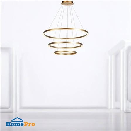 ไฟช่อ LED L&E 01-A0196 70 วัตต์ WARM WHITE สีทองเหลือง 3 หัว_2