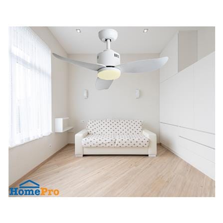 พัดลมโคมไฟ LED WINFAVOUR WFDC52/DC39(WH) 36 นิ้ว 18 วัตต์ DAYLIGHT/COOL WHITE/WARM WHITE สีขาว_2
