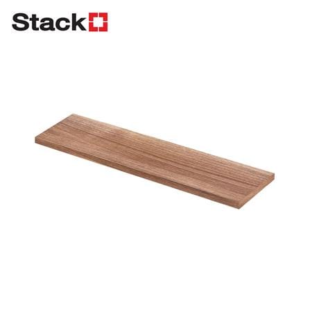 แผ่นชั้นไม้เมลามีน STACKO 80X20X1.6 ซม. สีดาร์ค วอลนัท_0