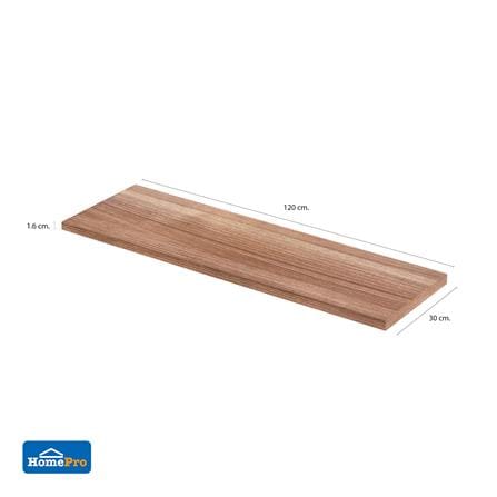 แผ่นชั้นไม้เมลามีน STACKO 120X30X1.6 ซม. สีดาร์ค วอลนัท_4