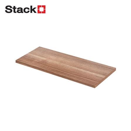 แผ่นชั้นไม้เมลามีน STACKO 60X30X1.6 ซม. สีดาร์ค วอลนัท_0