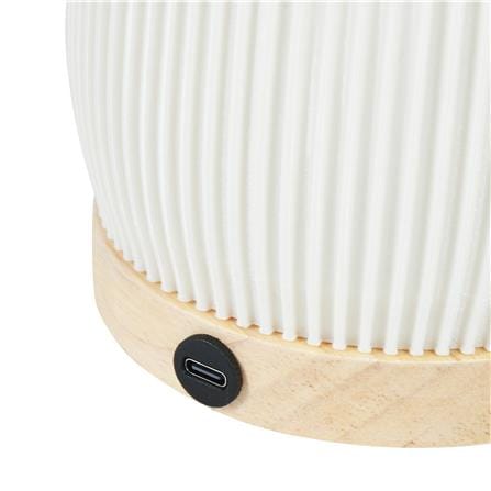 ไฟตั้งโต๊ะ LED CARINI T240728 3 วัตต์ สีขาว/ลายไม้_4