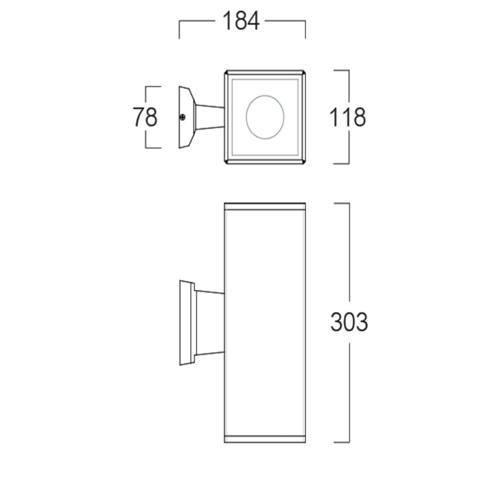 ไฟกิ่งภายนอก L&E 36-00677 สีขาว