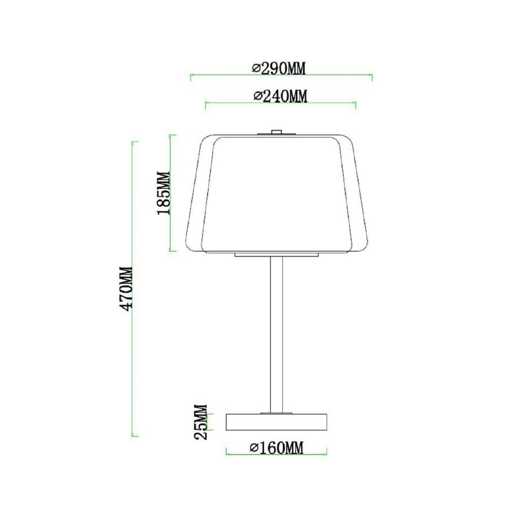 ไฟตั้งโต๊ะ CARINI T240585 สีดำ/ลายไม้