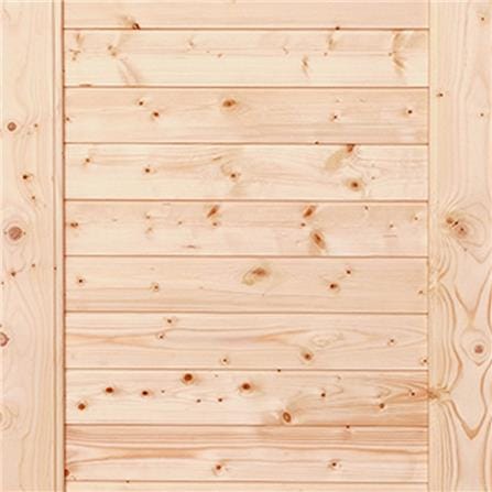 ประตูไม้สนนิวซีแลนด์ ไม่เจาะลูกบิด MODERN DOORS CE-04 ลวดลาย 80X180 ซม. สีธรรมชาติ_1