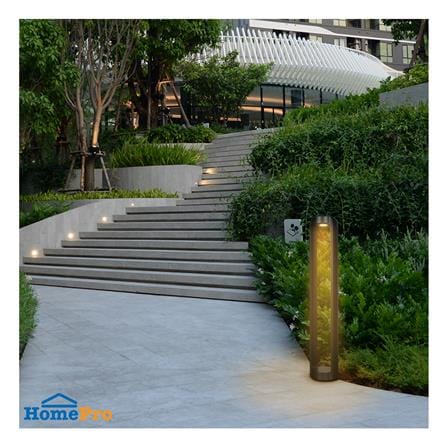 ไฟทางเดิน LED L&E 9P-A0233 13 วัตต์ WARM WHITE สีดำ_3