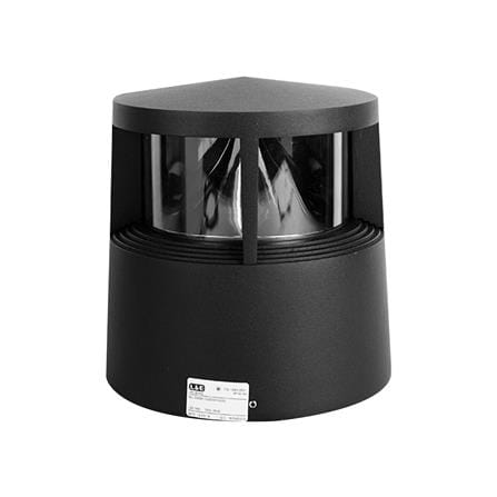 ไฟหัวเสา LED L&E 9P-A0374 10 วัตต์ WARM WHITE สีดำ/ใส/เงิน_1