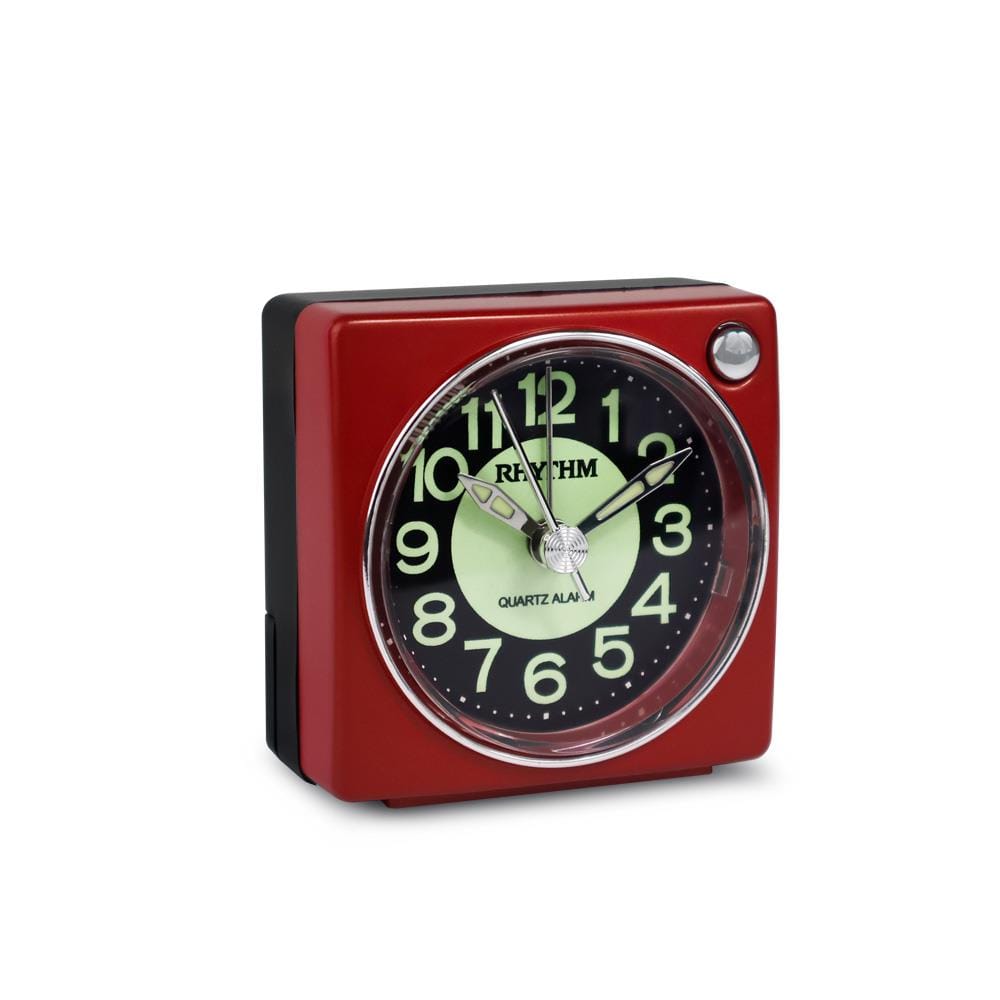 นาฬิกาปลุก RHYTHM CRE823NR01 2.5 นิ้ว สีแดง