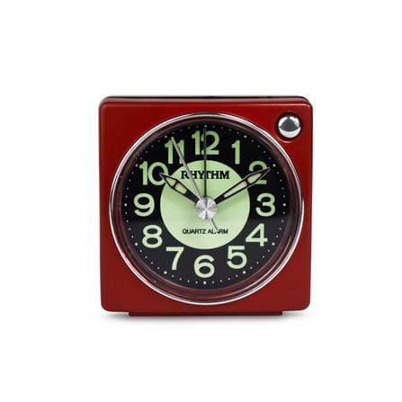 นาฬิกาปลุก RHYTHM CRE823NR01 2.5 นิ้ว สีแดง_0