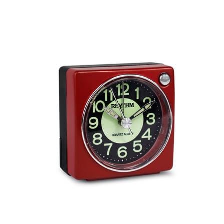 นาฬิกาปลุก RHYTHM CRE823NR01 2.5 นิ้ว สีแดง_1