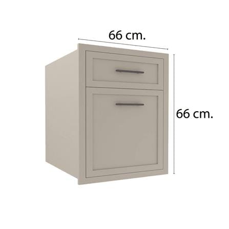 ตู้ลิ้นชัก MJ SLIM SHAKER 66x66 ซม. สี BEIGE_3