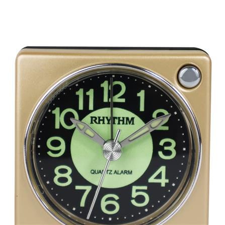 นาฬิกาปลุก RHYTHM CRE823NR18 2.5 นิ้ว สีทอง_2