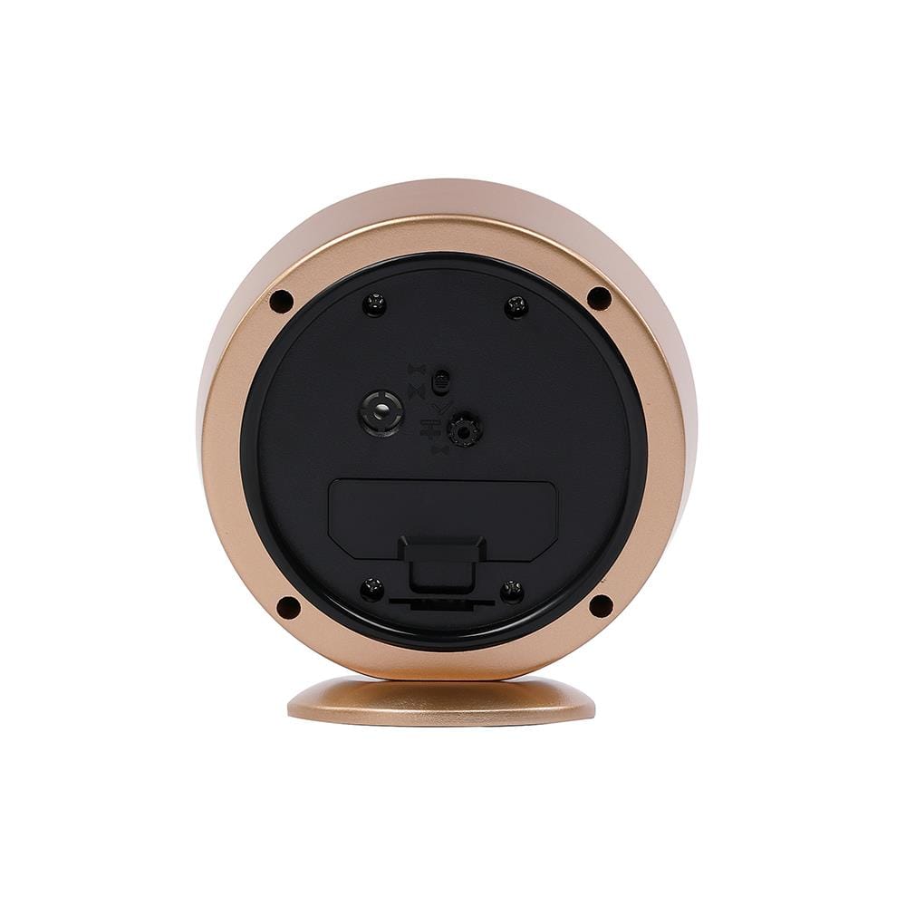 นาฬิกาตั้งโต๊ะ SEIKO CLOCKS QXE066P 4.3X4.7 นิ้ว สี PINK GOLD