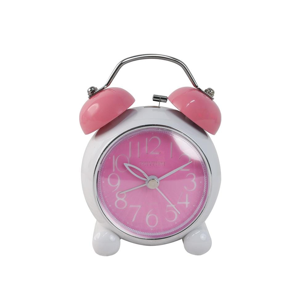 นาฬิกาปลุก RHYTHM CRA860NR13 4.5 นิ้ว สีชมพู