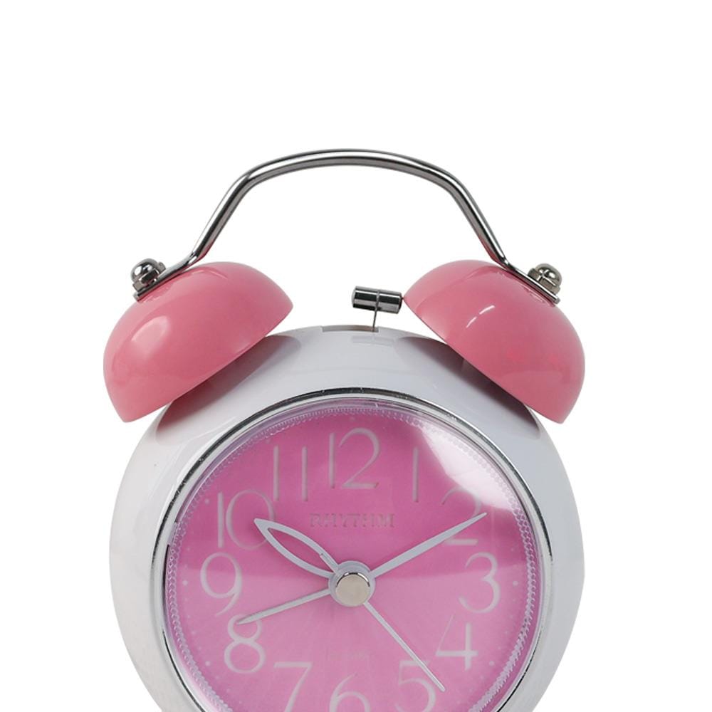 นาฬิกาปลุก RHYTHM CRA860NR13 4.5 นิ้ว สีชมพู