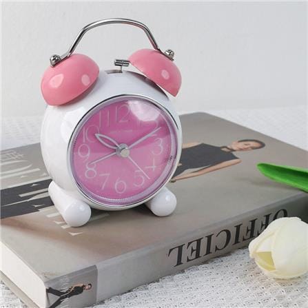 นาฬิกาปลุก RHYTHM CRA860NR13 4.5 นิ้ว สีชมพู_4