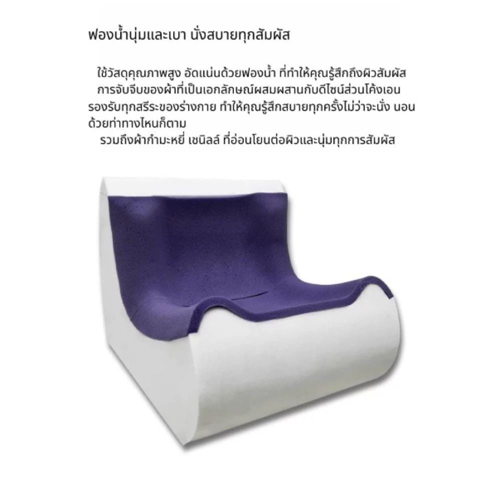 เบาะรองนั่ง INTERY CT234D133 30X39 นิ้ว สีเทาเข้ม