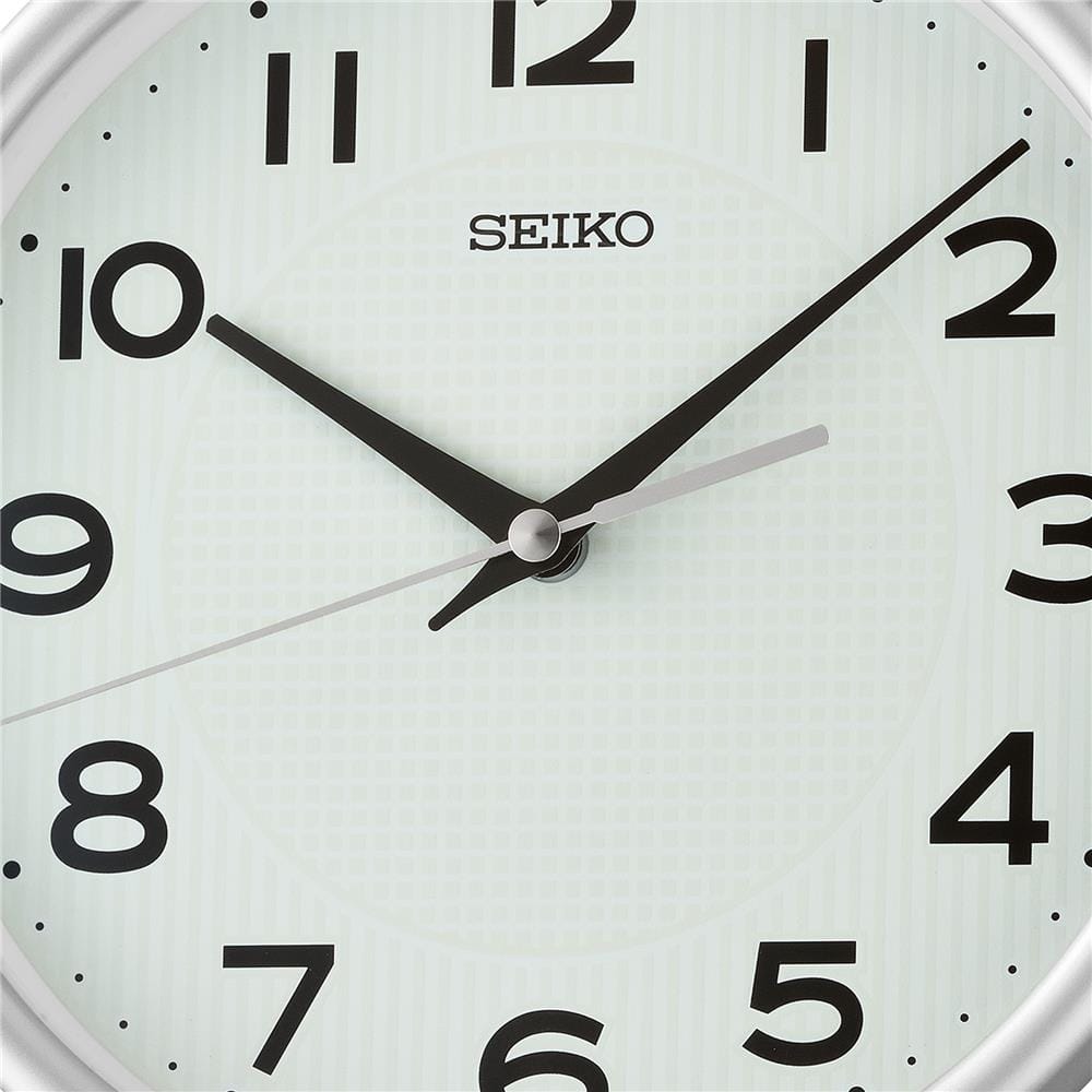 นาฬิกาแขวน SEIKO CLOCKS QXA836S 8.5 นิ้ว สีเงิน