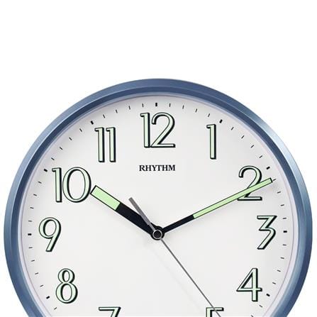 นาฬิกาแขวน RHYTHM CMG727NR04 9.5 นิ้ว สีฟ้า_1
