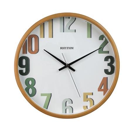 นาฬิกาแขวน RHYTHM CMG140NR06 12 นิ้ว สีน้ำตาล_0