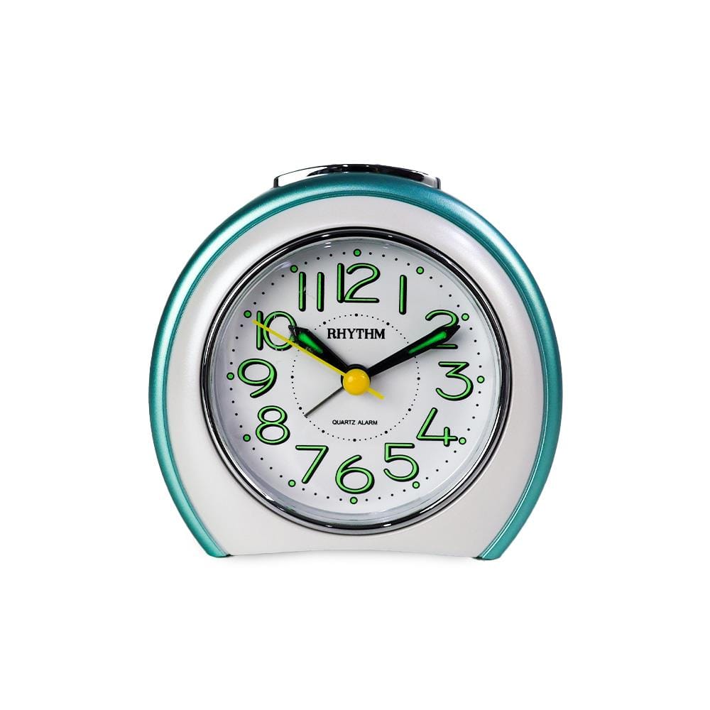 นาฬิกาปลุก RHYTHM CRE804NR05 4 นิ้ว สีเขียว