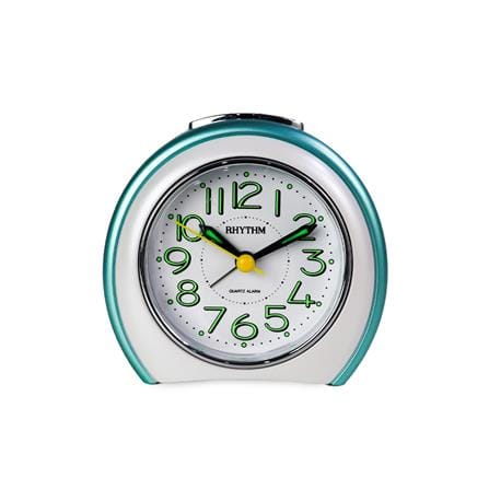 นาฬิกาปลุก RHYTHM CRE804NR05 4 นิ้ว สีเขียว_0