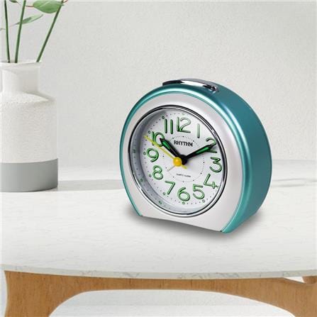 นาฬิกาปลุก RHYTHM CRE804NR05 4 นิ้ว สีเขียว_4
