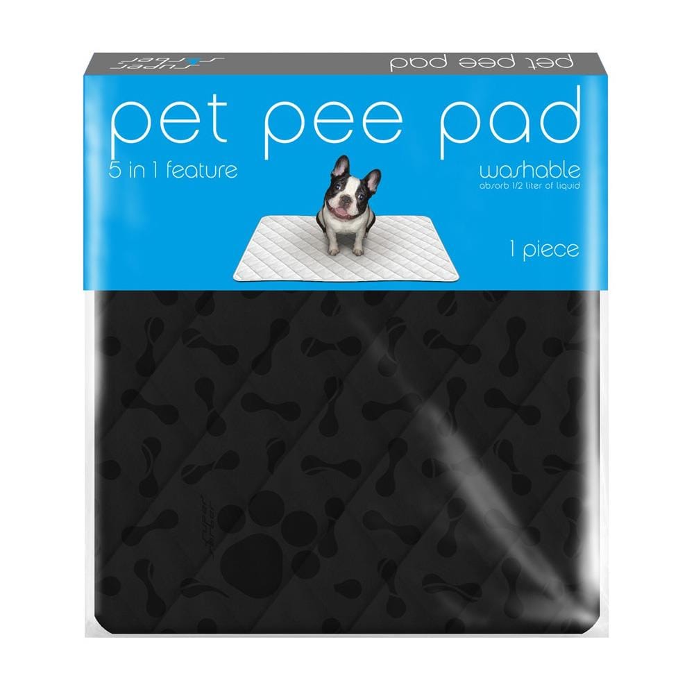 แผ่นรองซับ PET PEE PAD ABSORBENT SIZE M สี DARK GREY