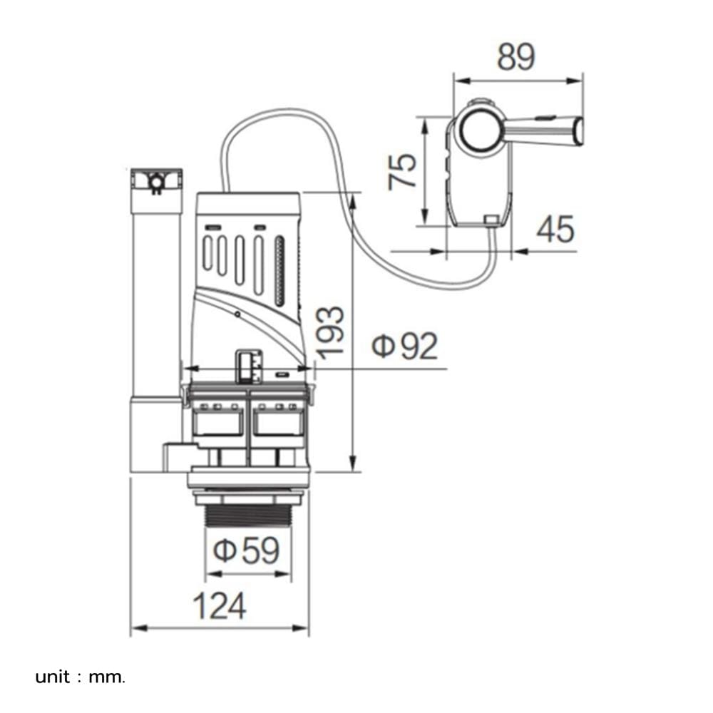 วาล์วน้ำออก COTTO F931001