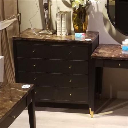 ตู้ลิ้นชัก 5 ลิ้นชัก SB FURNITURE MICHALA 19122207 90 ซม. สีไม้เข้ม_2