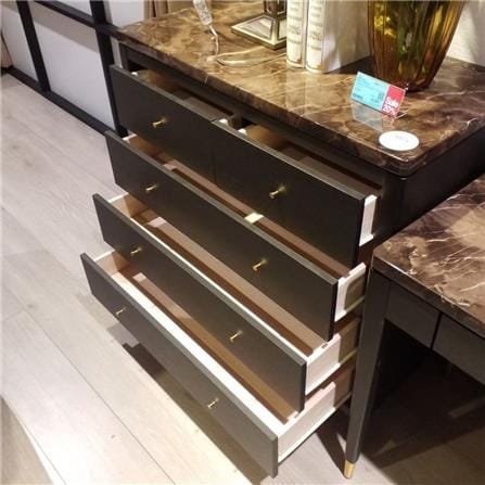 ตู้ลิ้นชัก 5 ลิ้นชัก SB FURNITURE MICHALA 19122207 90 ซม. สีไม้เข้ม_4
