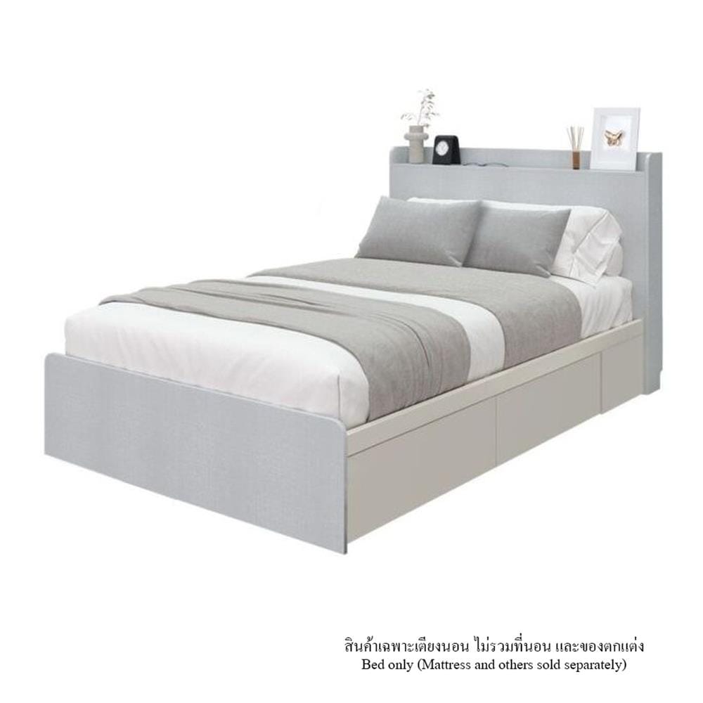 เตียง 3.5 ฟุต KONCEPT AIKO 19233702 สีขาว