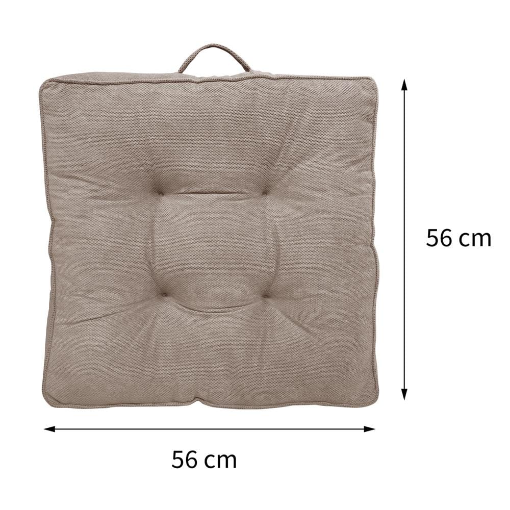 เบาะรองนั่ง HOME LIVING STYLE DORF 22X22 นิ้ว สีน้ำตาล
