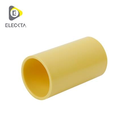 ข้อต่อตรง ELECKTA 3/4 นิ้ว สีเหลือง (แพ็ก 4 ชิ้น)_0