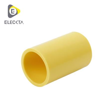 ข้อต่อตรง ELECKTA 3/8 นิ้ว สีเหลือง (แพ็ก 4 ชิ้น)_0