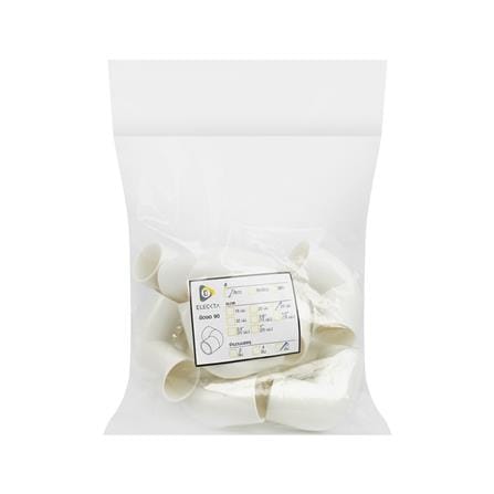 ข้องอ 90 องศา ร้อยสาย ELECKTA 25 มม. สีขาว (แพ็ก 10 ชิ้น)_2
