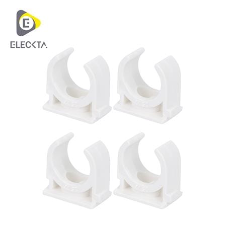 คลิปก้ามปู ELECKTA 20 มม. สีขาว (แพ็ก 4 ชิ้น)_0