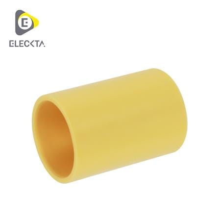 ข้อต่อตรง ELECKTA 1/2 นิ้ว สีเหลือง (แพ็ก 4 ชิ้น)_0
