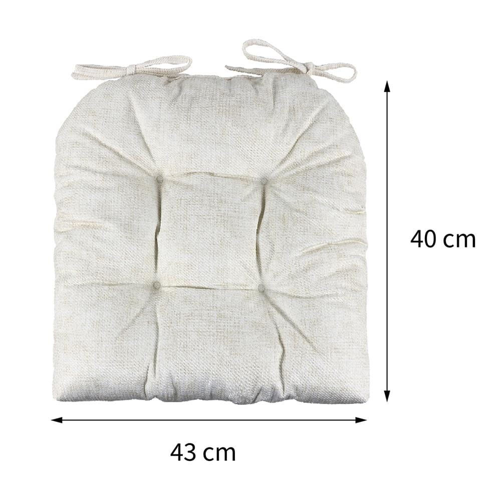 เบาะรองนั่ง HOME LIVING STYLE SCATTER 15X16 นิ้ว สีครีม