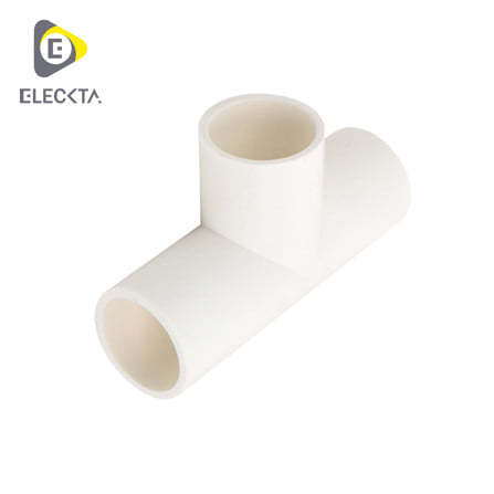 ข้อต่อ 3 ทาง ELECKTA 16 มม. สีขาว (แพ็ก 4 ชิ้น)_0