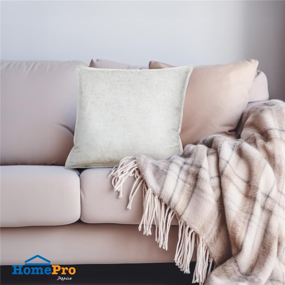 หมอนอิง HOME LIVING STYLE SCATTER 18X18 นิ้ว สีครีม
