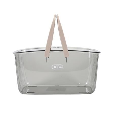ถังหูหิ้ว ACCO KLEAR 30X20X15 ซม. สีเทาใส_2